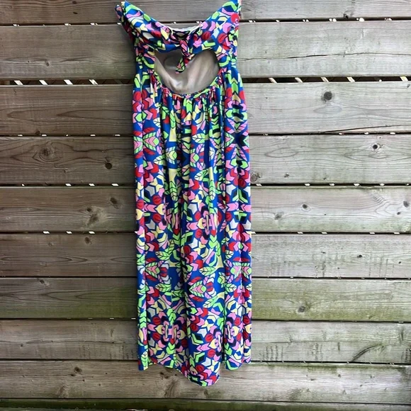 MARA HOFFMAN Aloha geometric strapless sundress, size 0 - Picture 5 of 15